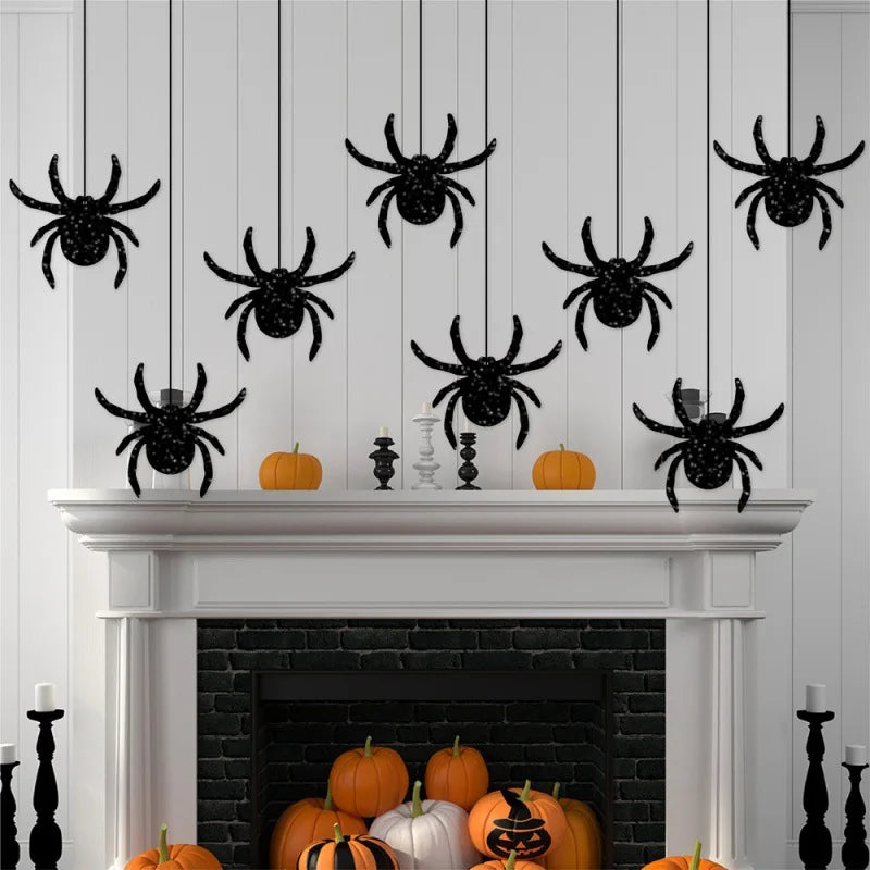 Halloween Decorations Banners Wall Stickers Spider Pendants Hanging Decorations Horror