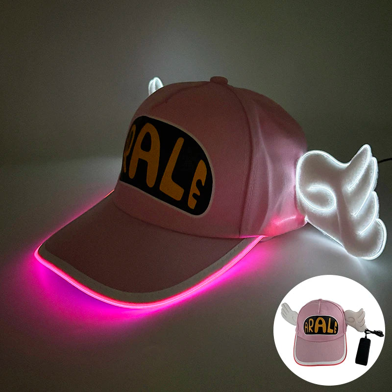 Halloween LED Light Up Baseball Hat Flashing Glow Rave Party Cap Luminous Hat for Women Men Hip-hop Club Festival Supplies