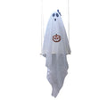 Halloween Ghost Holding Pumpkin Swing Ornament Hanging Swing Ghost Decorations Lighted Trick or Treat Ghosts Hanging Door Decor