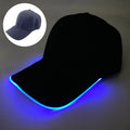 Halloween LED Light Up Baseball Hat Flashing Glow Rave Party Cap Luminous Hat for Women Men Hip-hop Club Festival Supplies